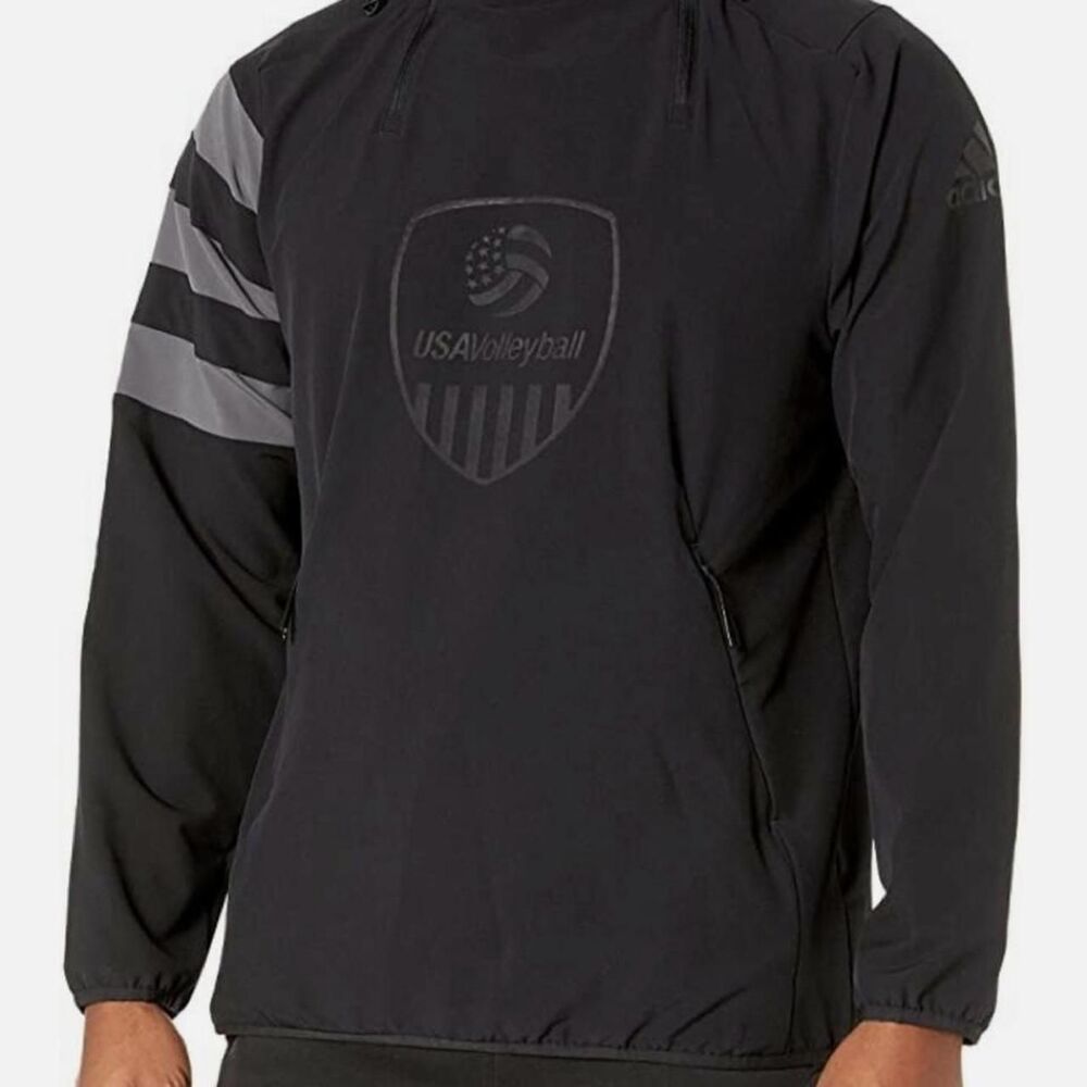 Adidas Men's Black and Grey Jacket